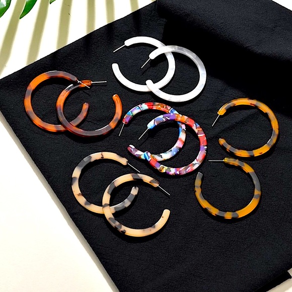 ⚜️[𝟯/$𝟭𝟴]⚜️Colorful Tortoise Boho Earrings NEW - Picture 7 of 9